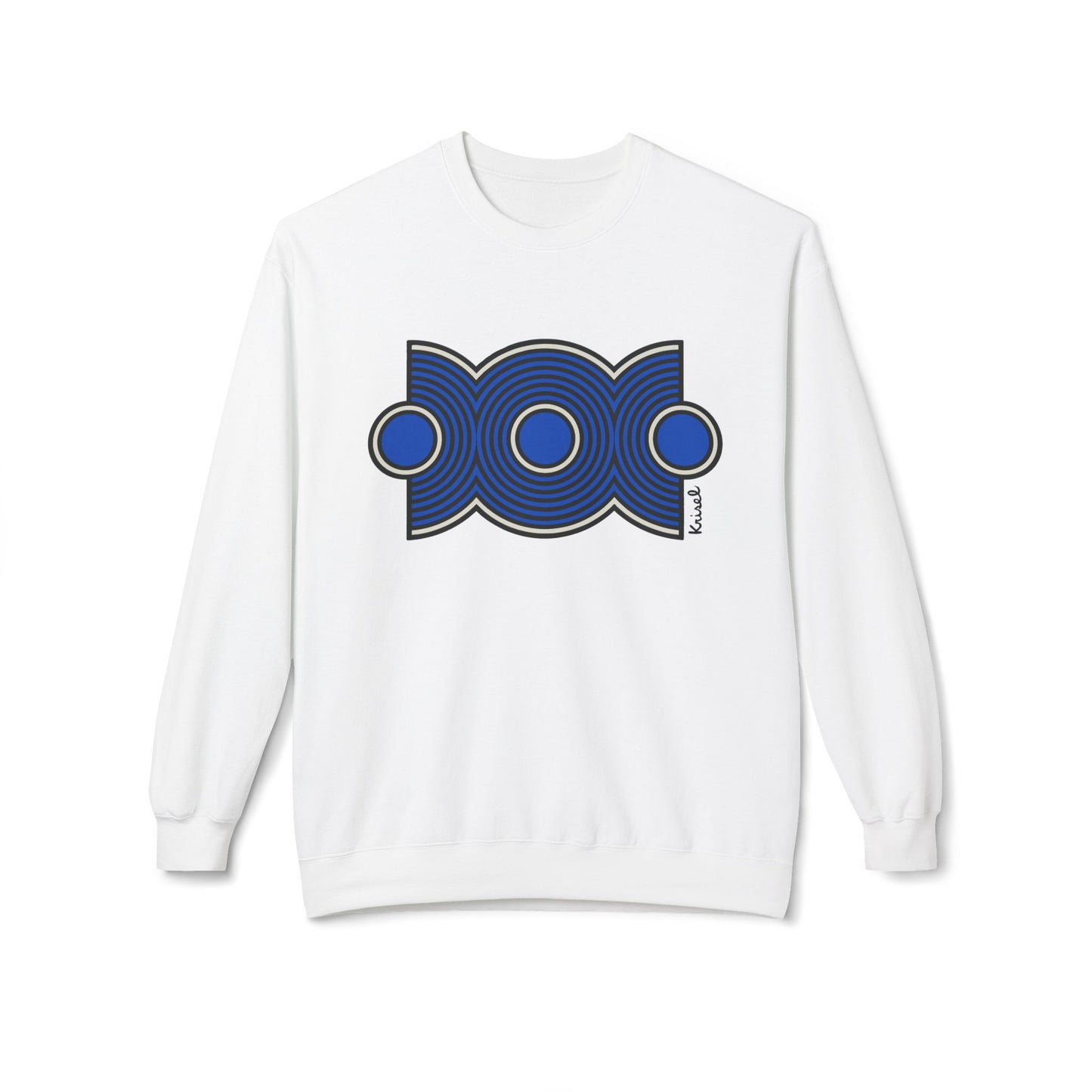 Trio Ripple Blue Unisex Sweatshirt