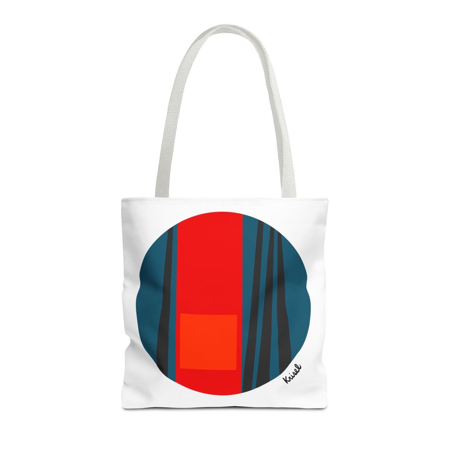 R/B Compass Form Tote Bag