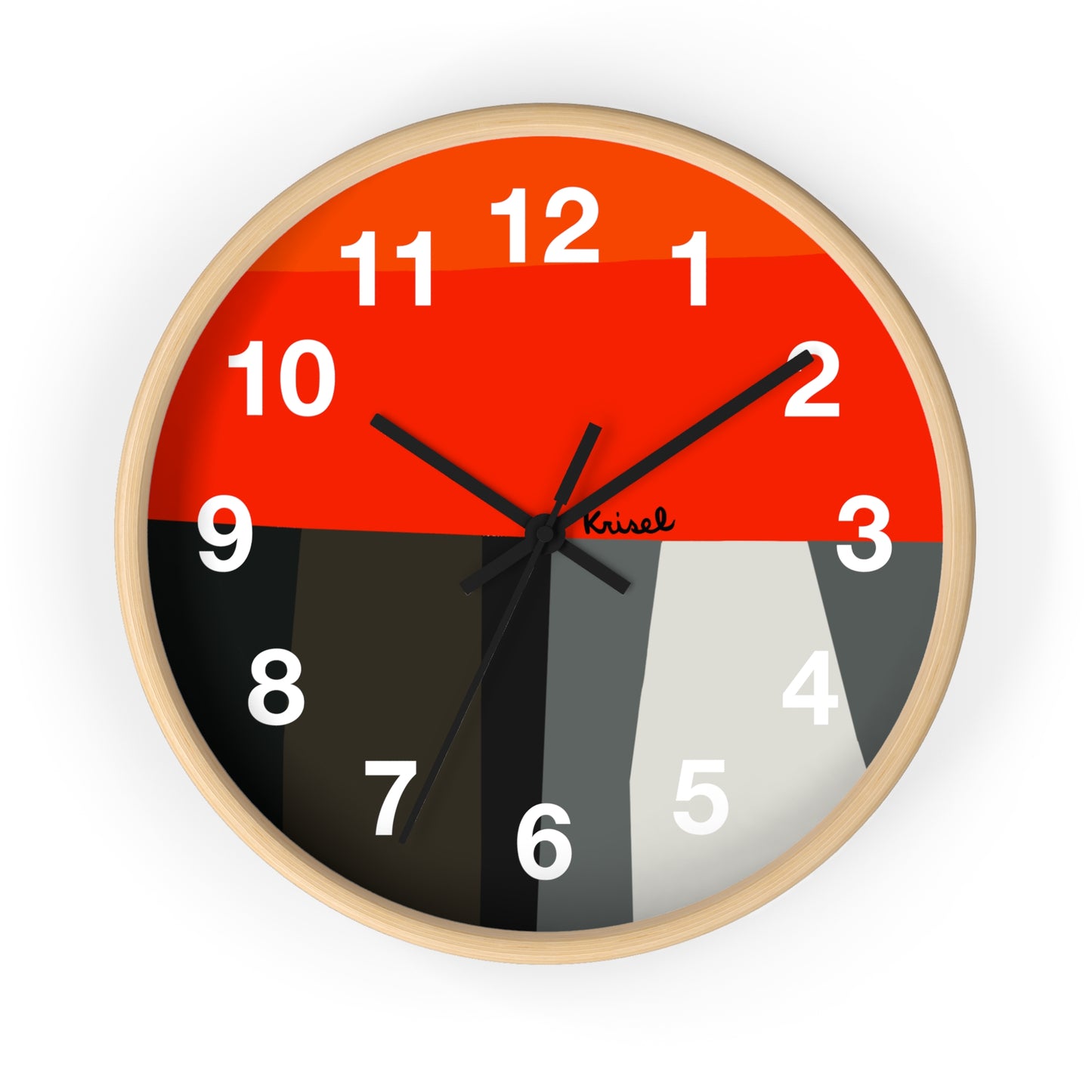 Two Horizontals Wall Clock