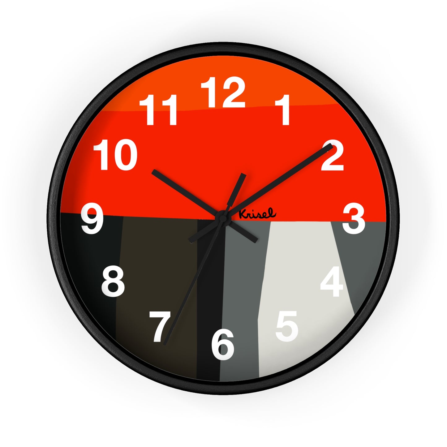 Two Horizontals Wall Clock