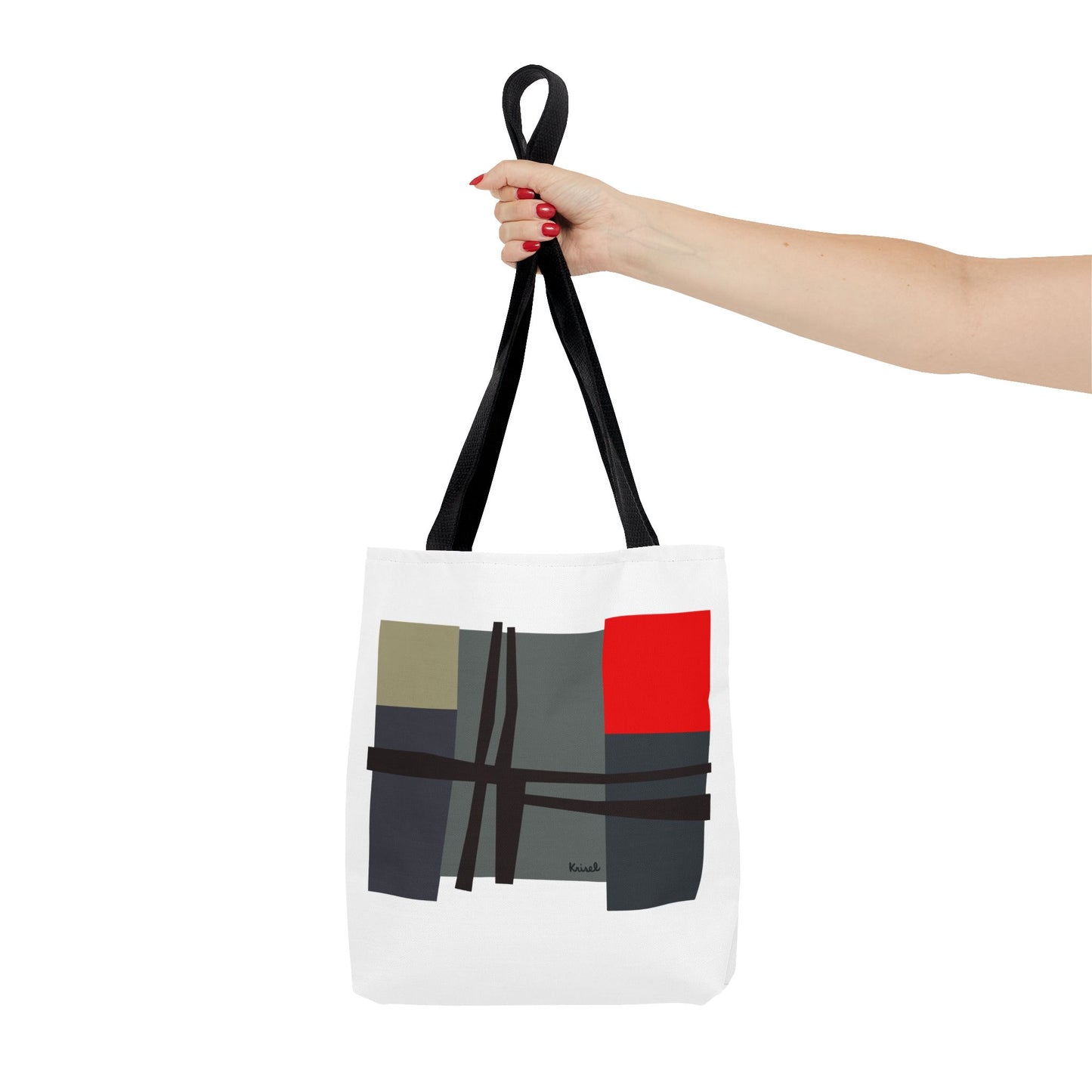 Lines & Squares Tote Bag