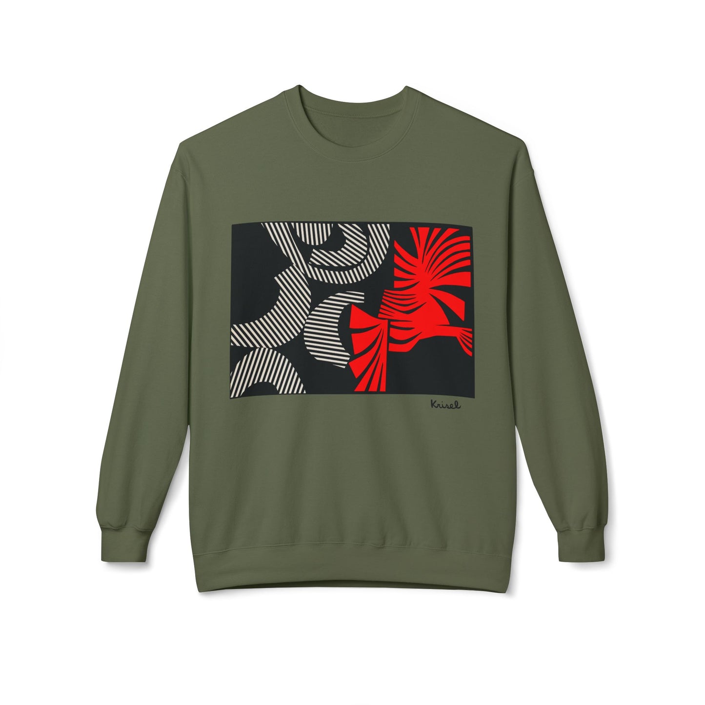 Red Flurry Unisex Sweatshirt