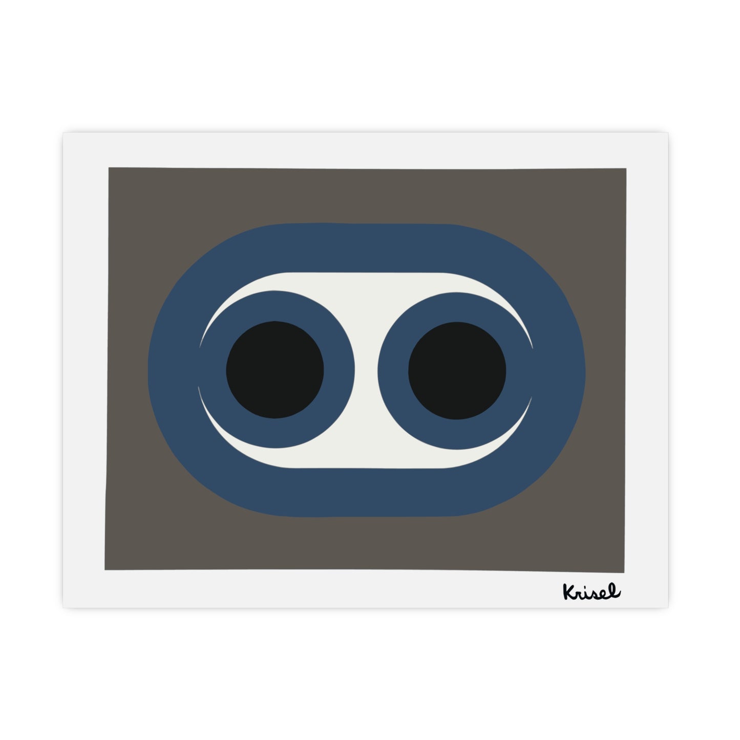 Blue Circles Art Print