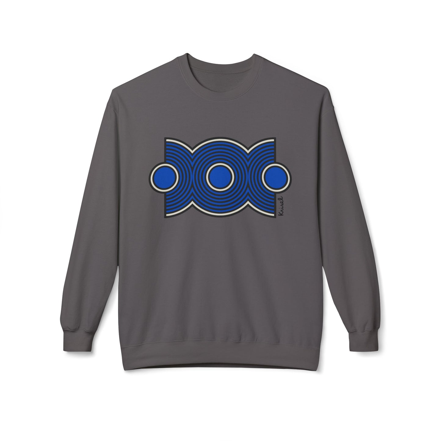 Trio Ripple Blue Unisex Sweatshirt