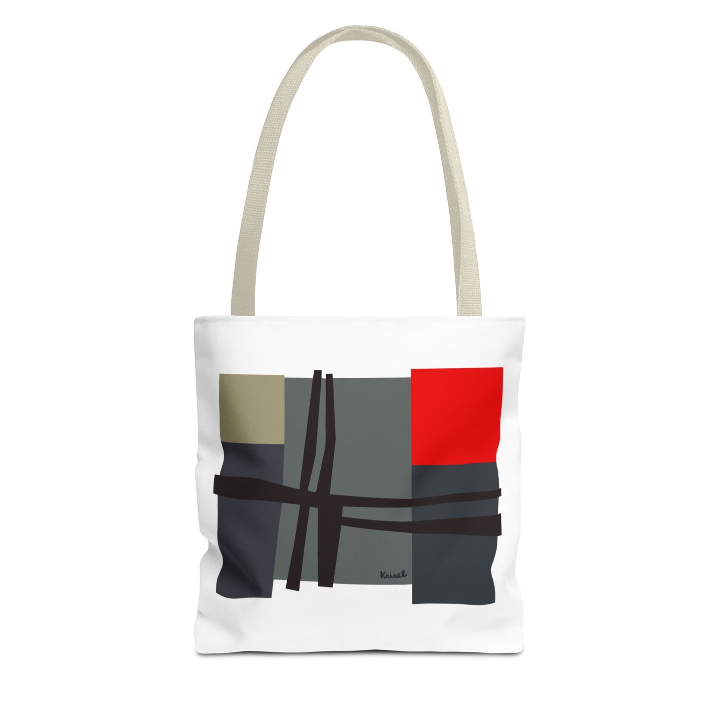 Lines & Squares Tote Bag