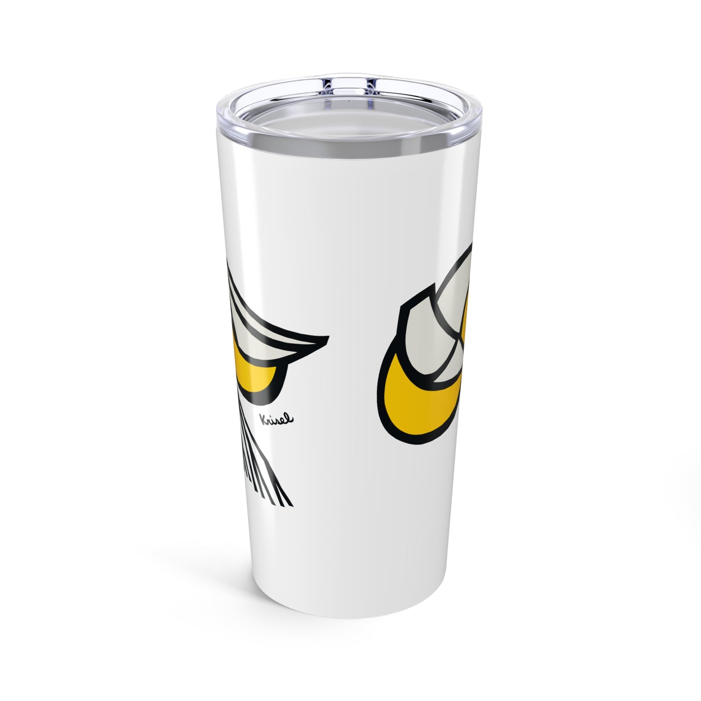 Yellow Crescents Tumbler