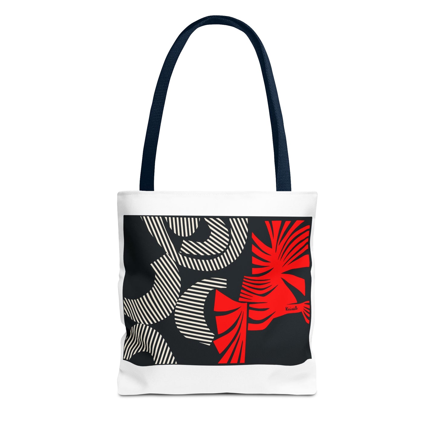 Red Flurry Tote Bag