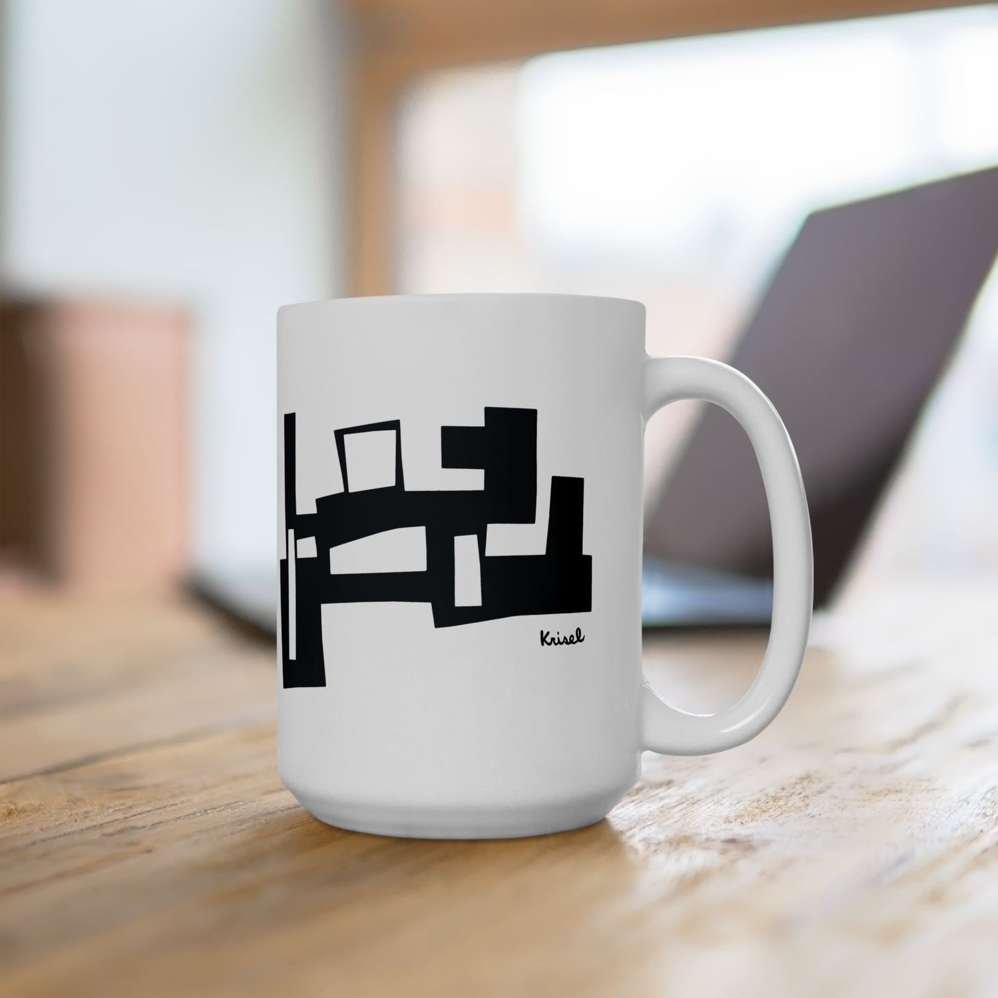 Running Form Ceramic Mug