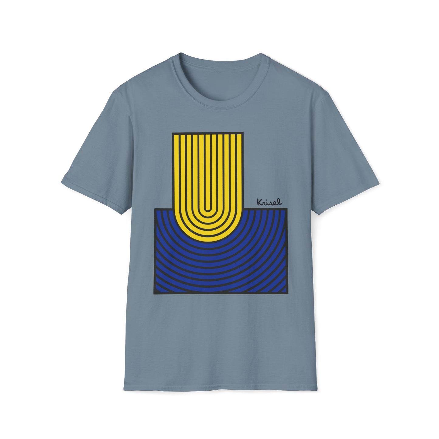 Ripple Form Y/B Unisex T-Shirt