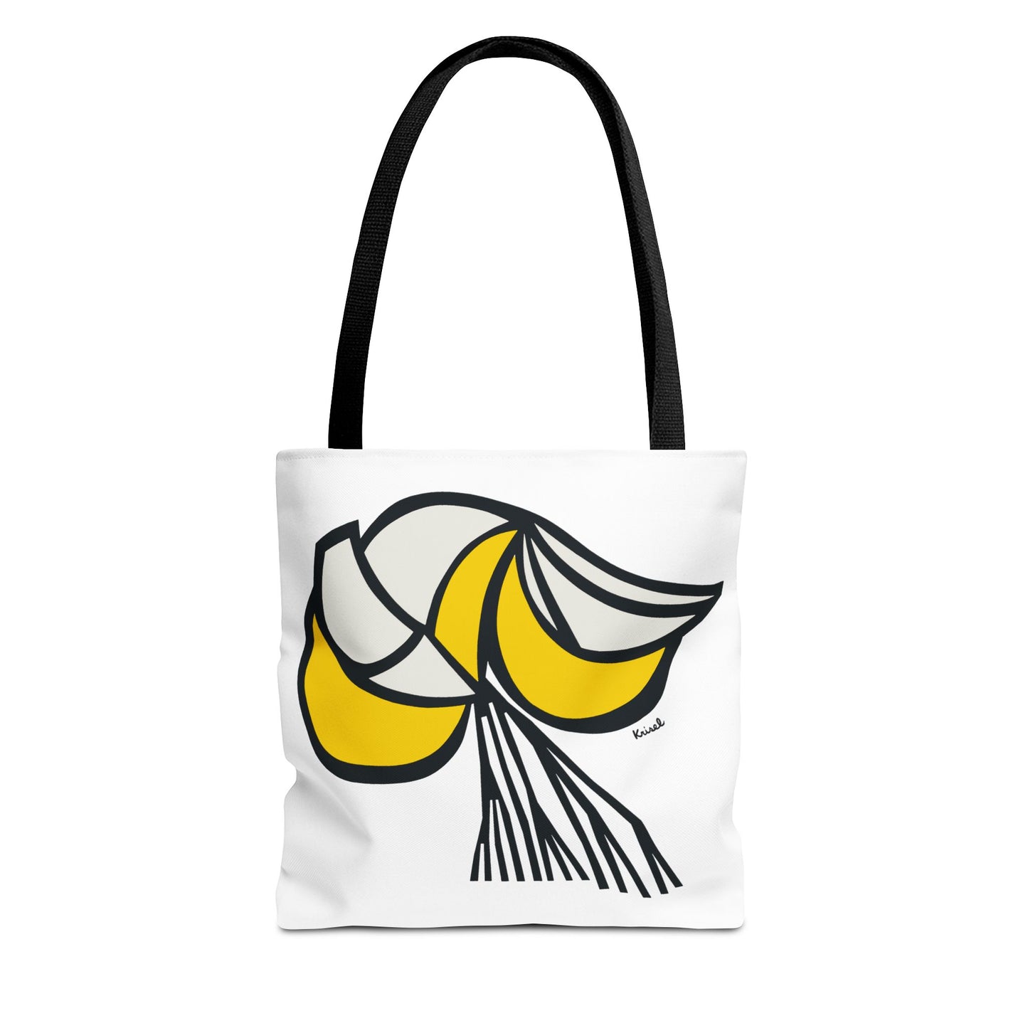 Yellow Crescents Tote Bag