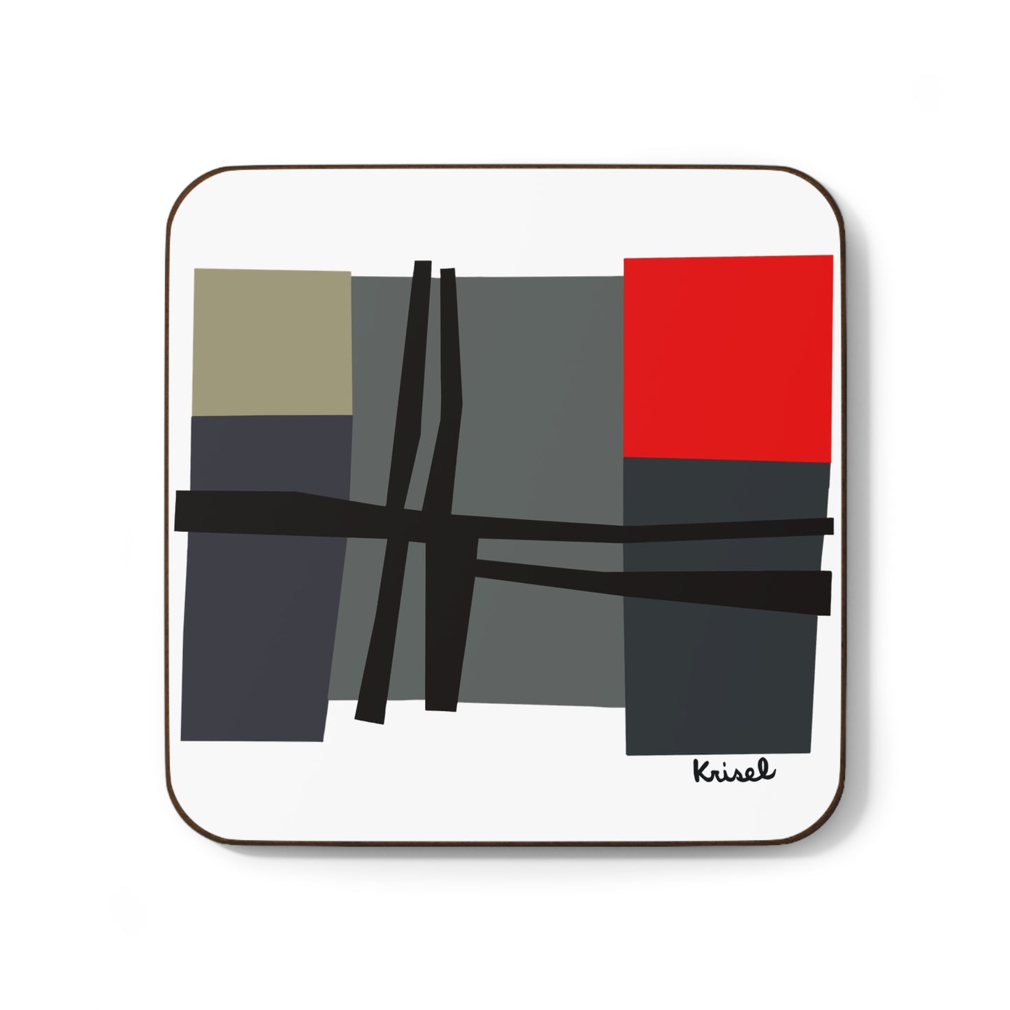 Line & Squares Coaster