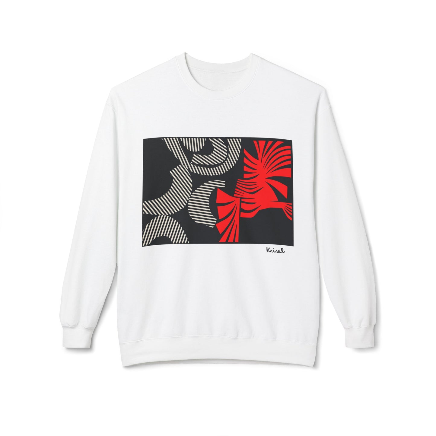 Red Flurry Unisex Sweatshirt