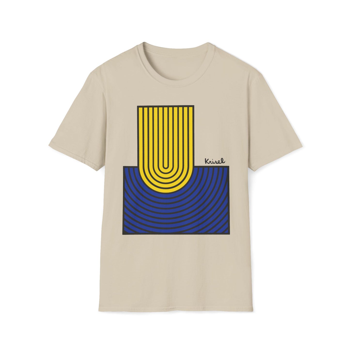 Ripple Form Y/B Unisex T-Shirt