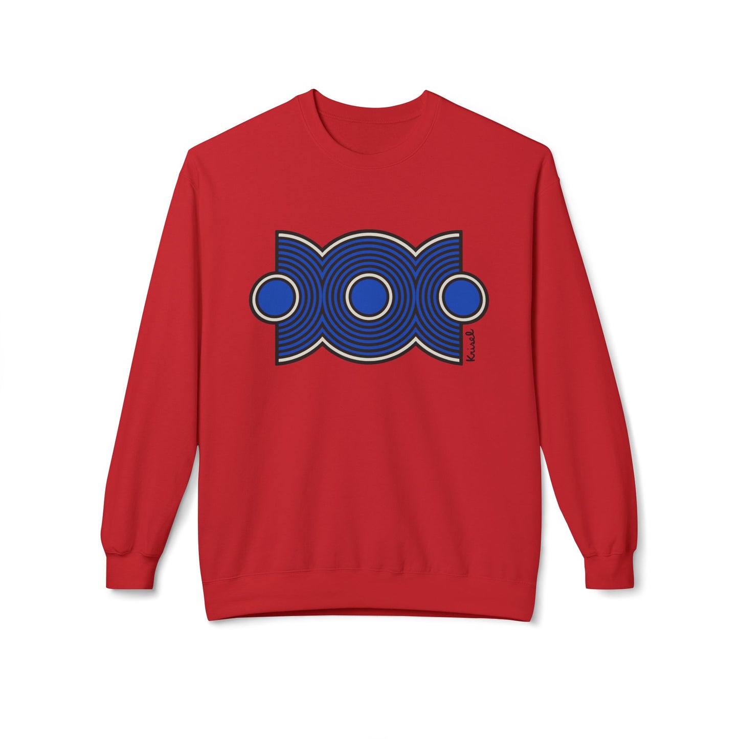 Trio Ripple Blue Unisex Sweatshirt