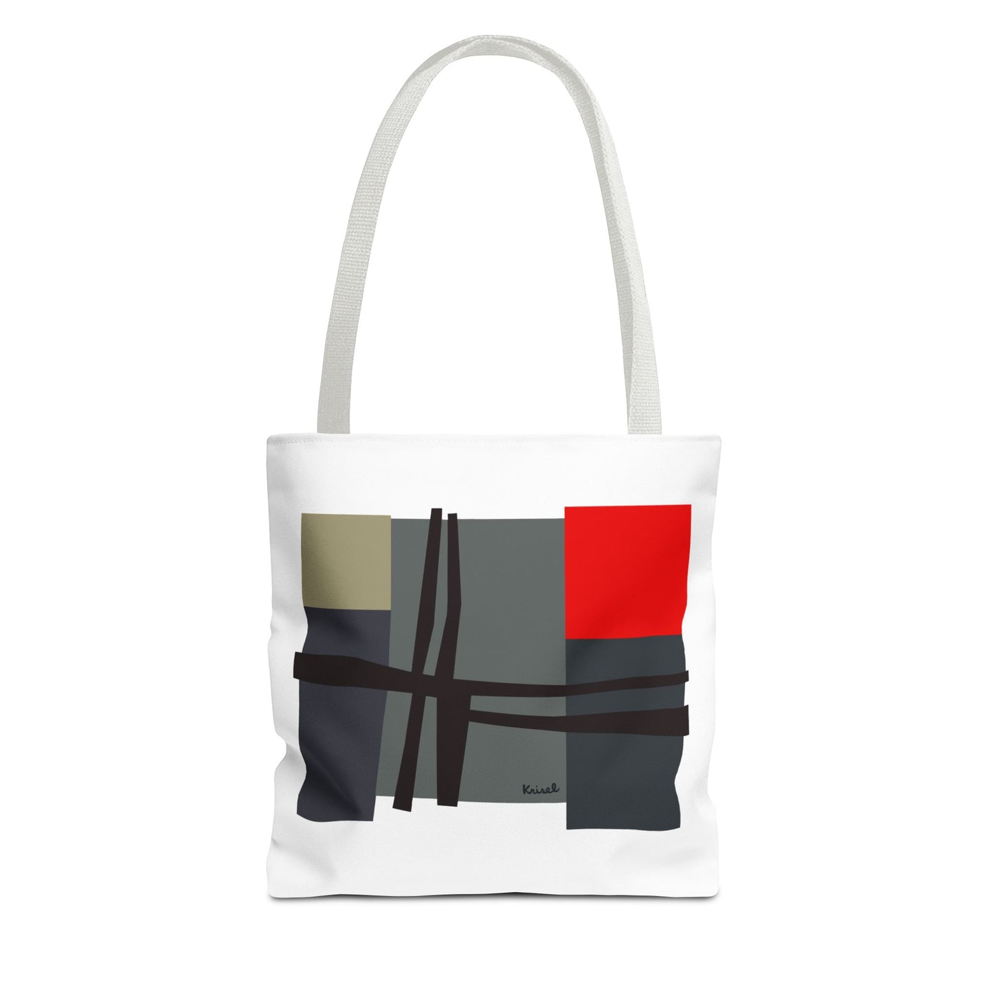 Lines & Squares Tote Bag