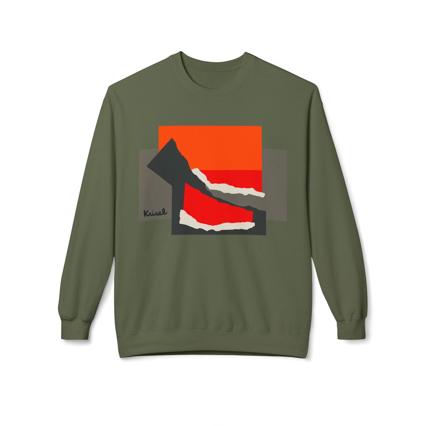 Tipped Form Unisex Sweatshirt