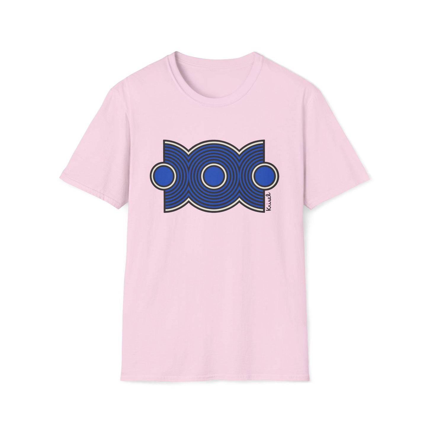 Trio Ripple Blue Unisex T-Shirt