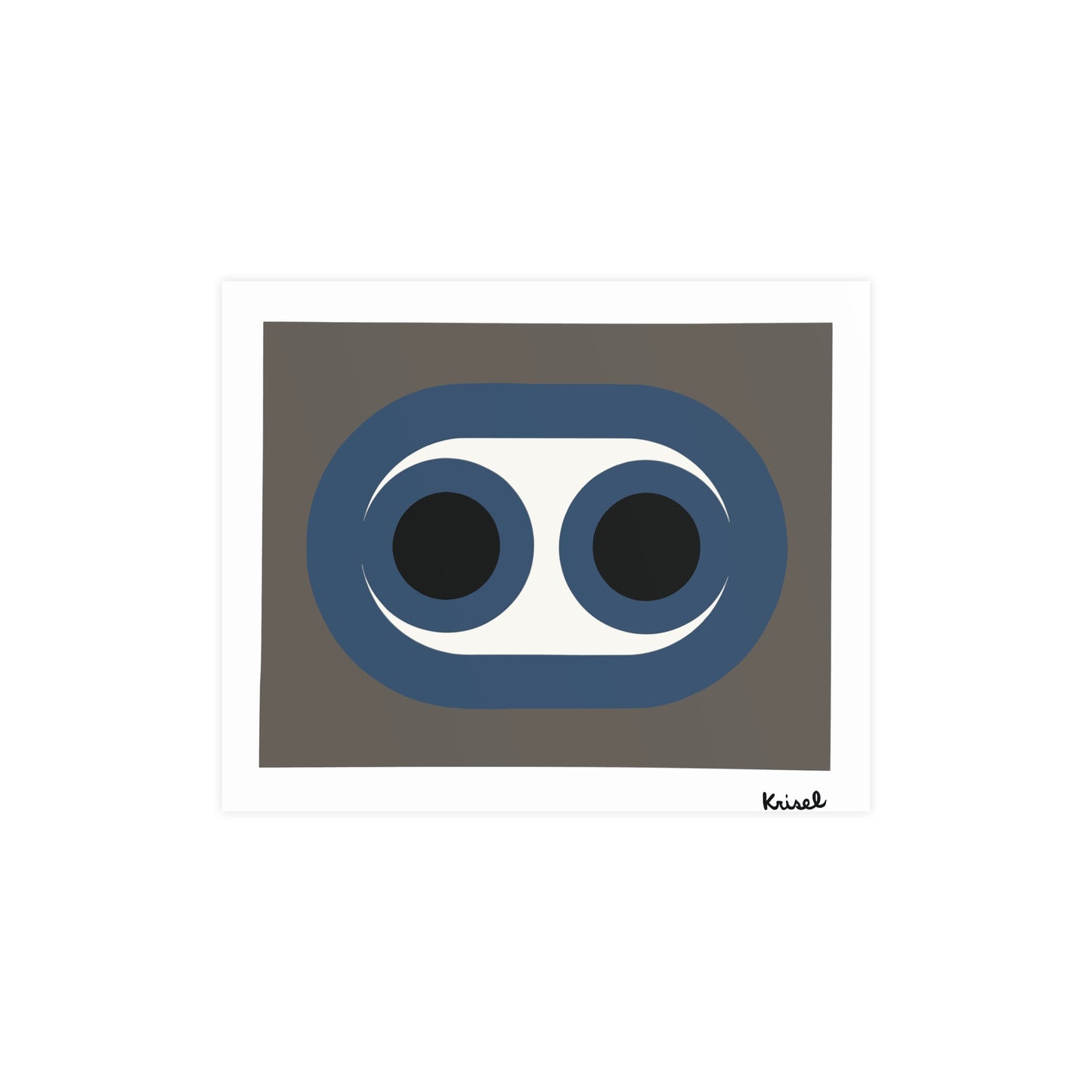 Blue Circles Art Print
