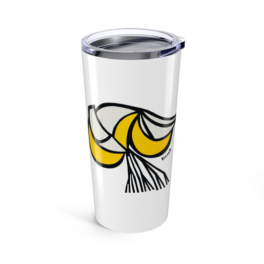 Yellow Crescents Tumbler