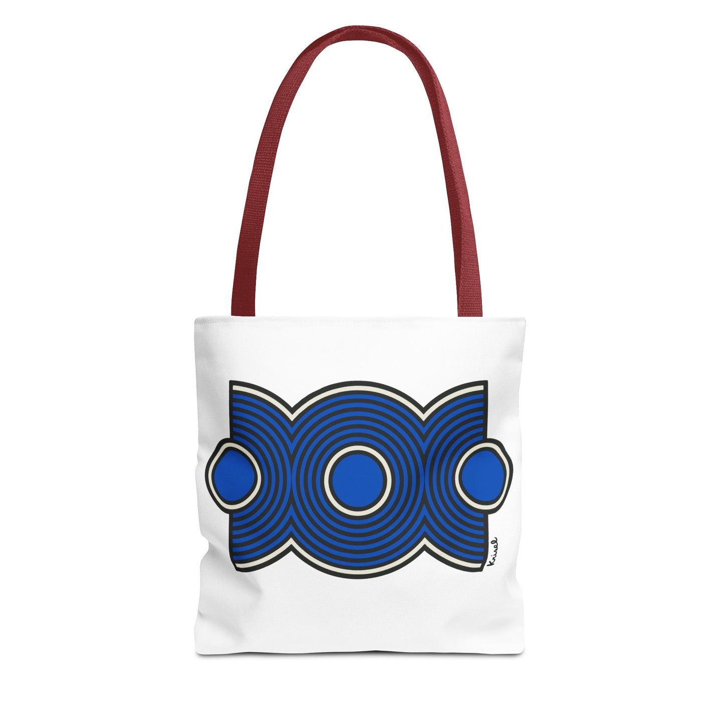 Trio Ripple Blue Tote Bag