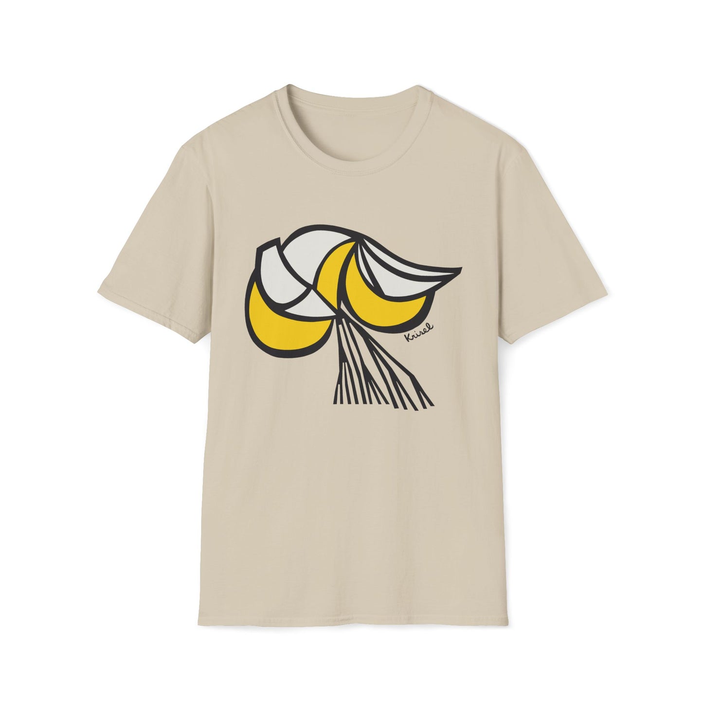 Yellow Crescents Unisex T-Shirt