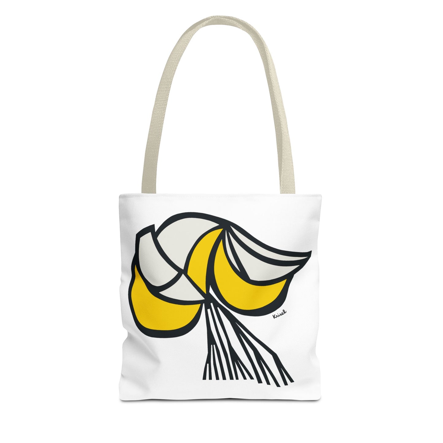 Yellow Crescents Tote Bag