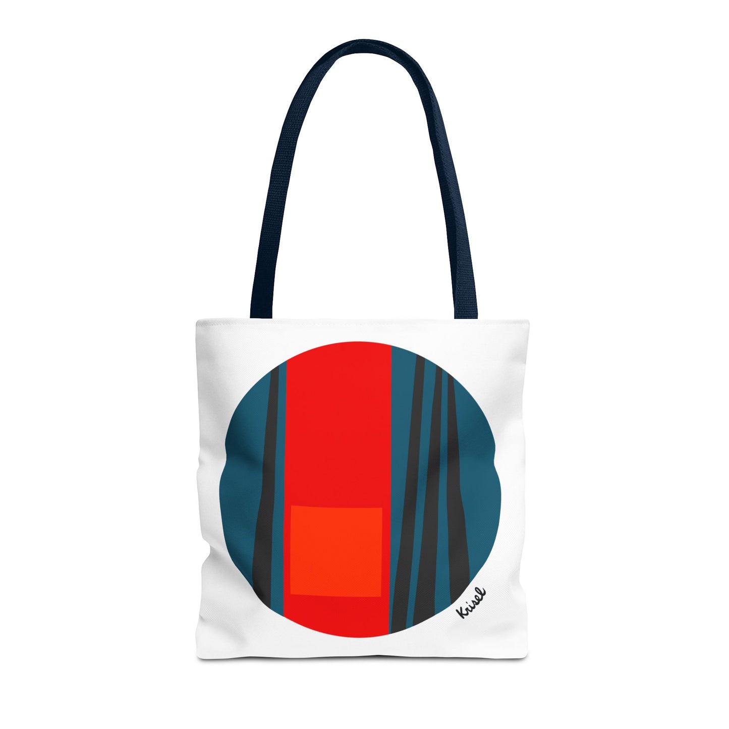 R/B Compass Form Tote Bag