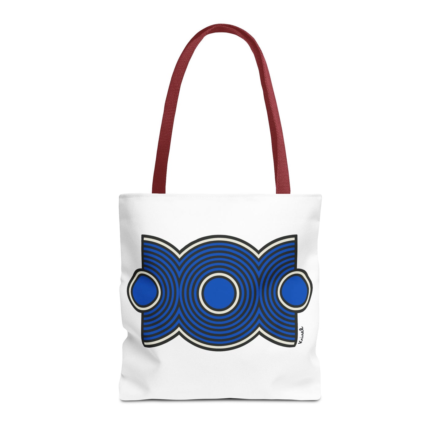 Trio Ripple Blue Tote Bag