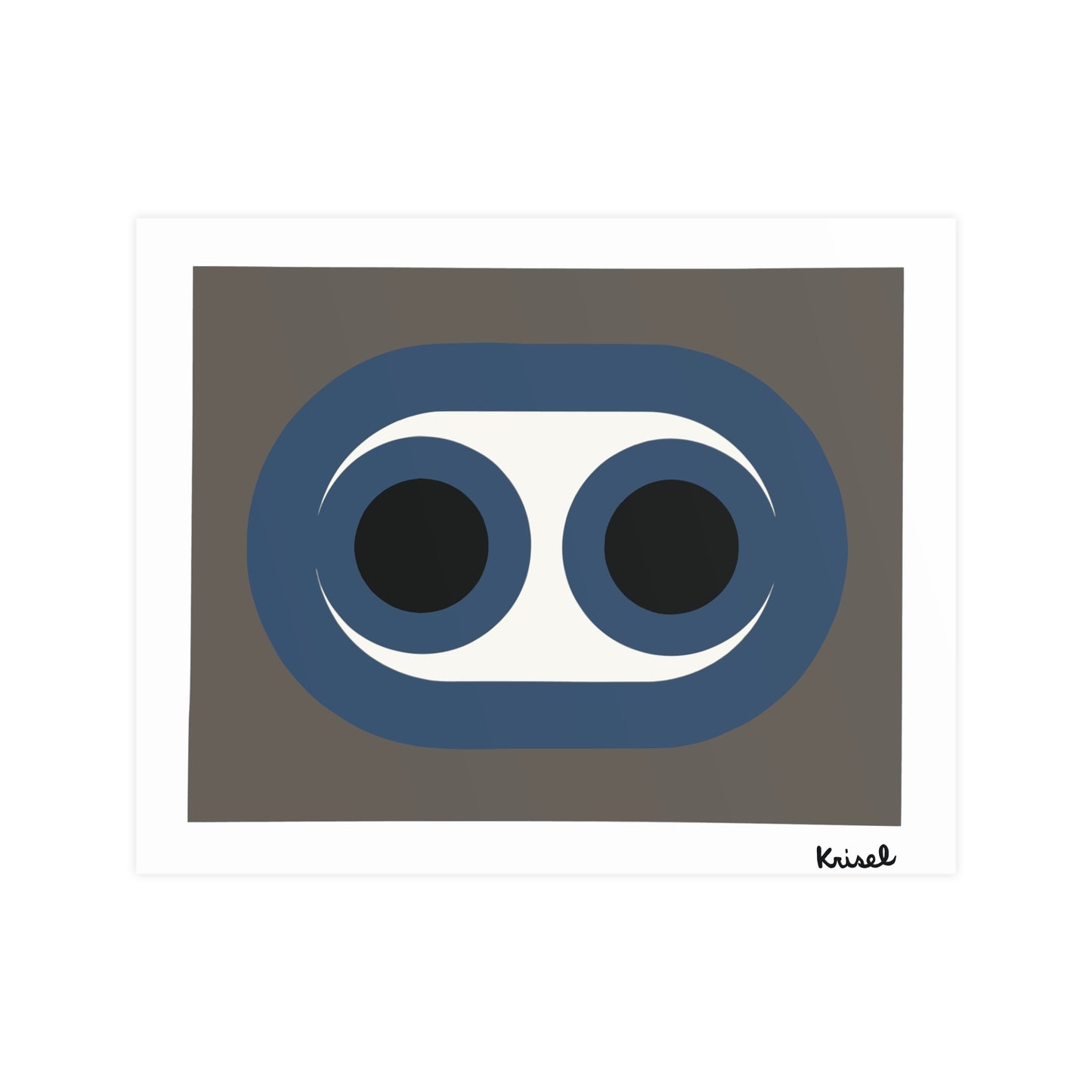 Blue Circles Art Print