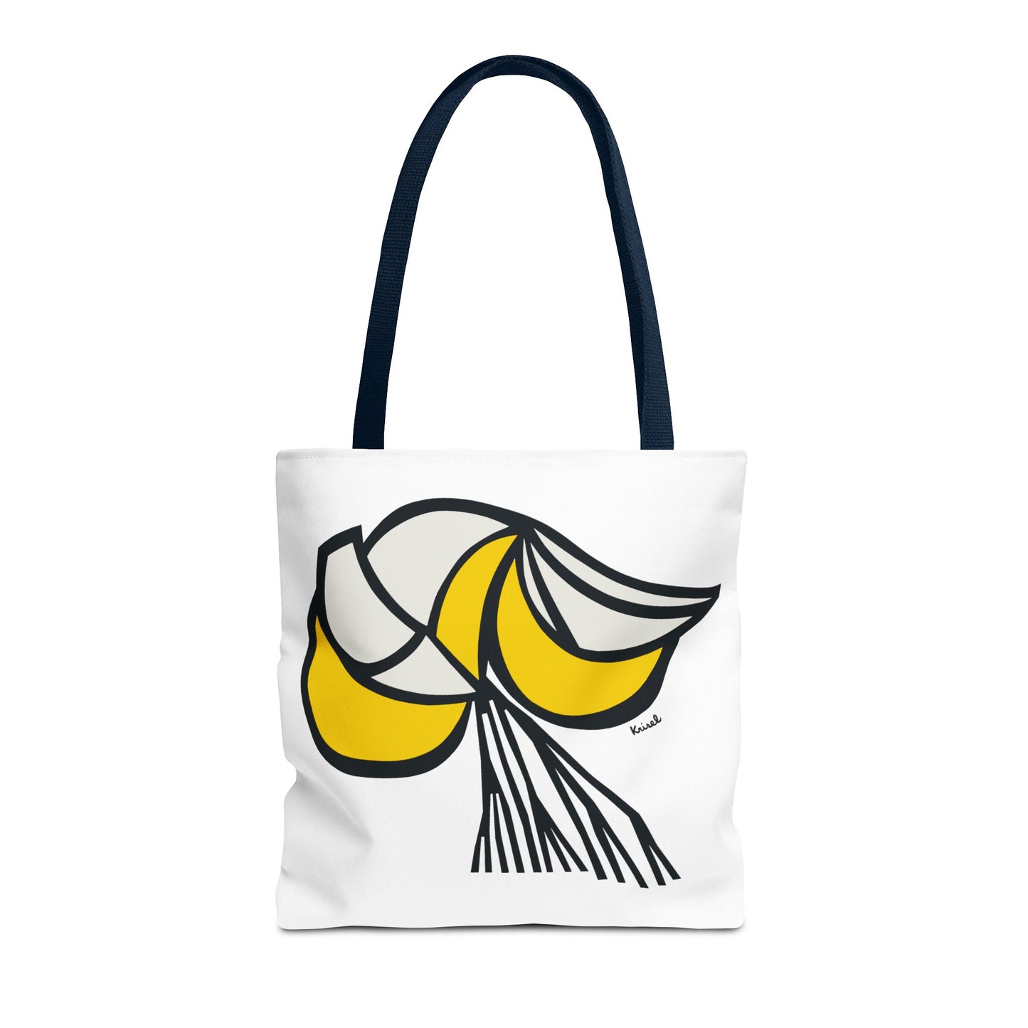 Yellow Crescents Tote Bag