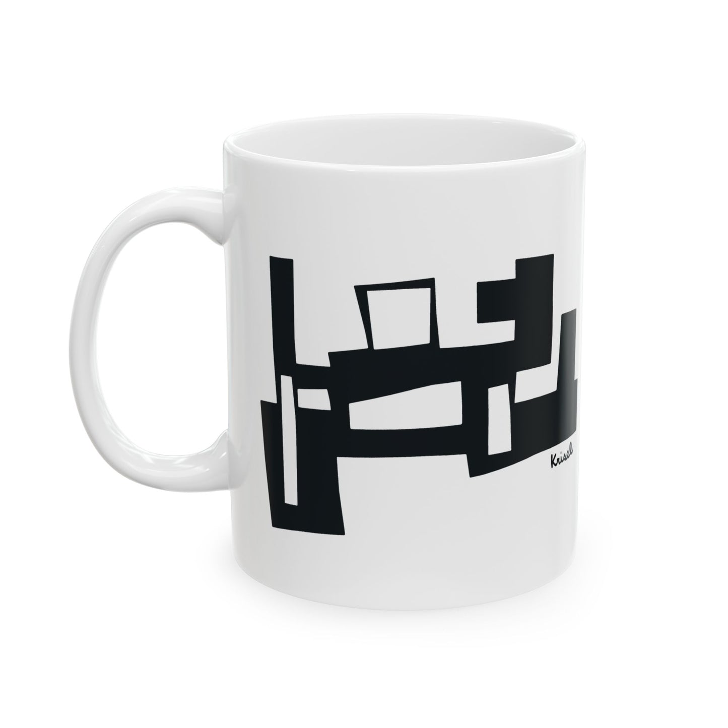 Running Form Ceramic Mug