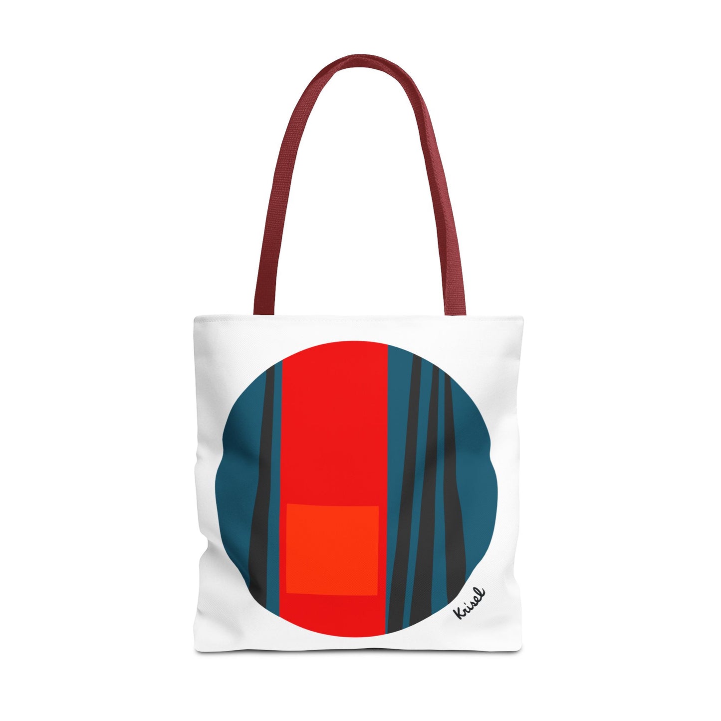 R/B Compass Form Tote Bag