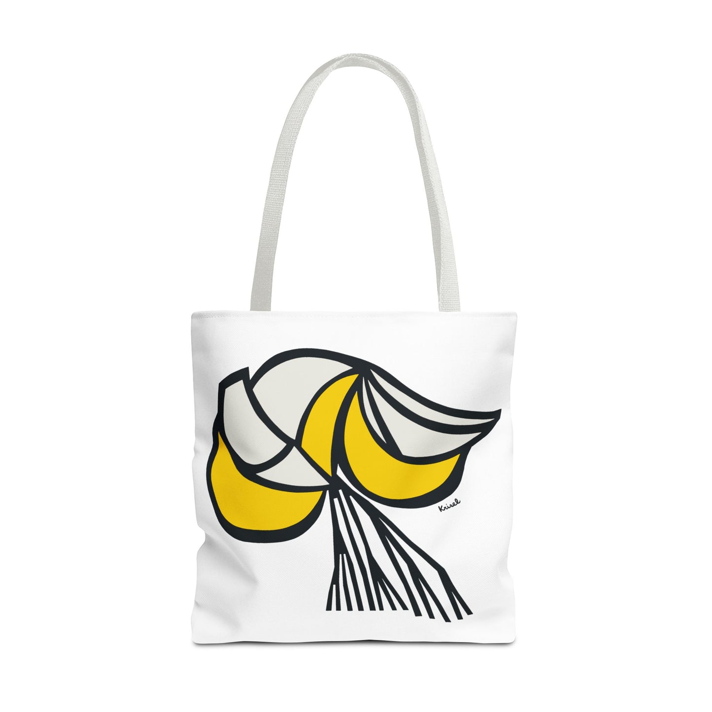 Yellow Crescents Tote Bag