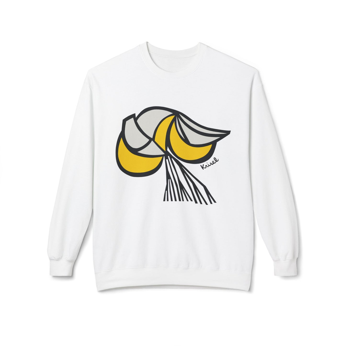 Yellow Crescents Unisex Sweatshirt