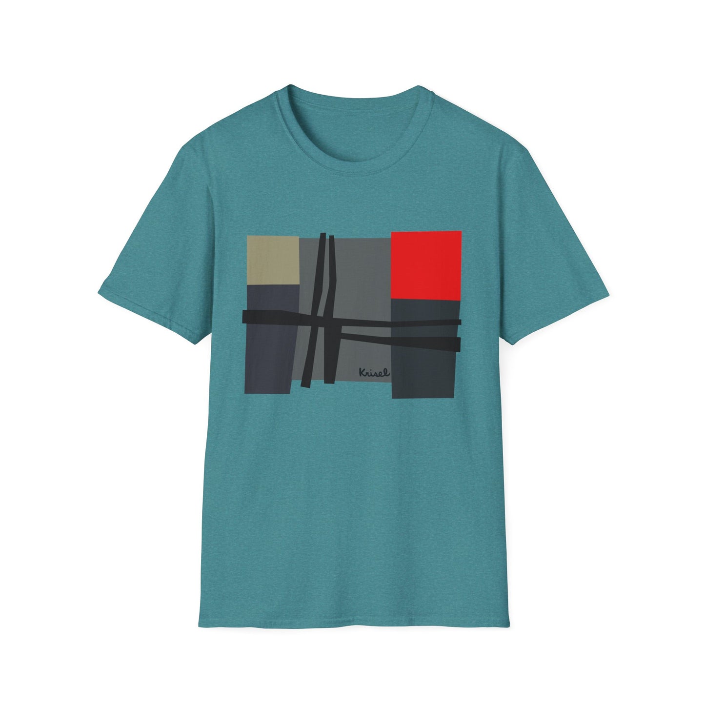 Line & Squares Unisex T-Shirt