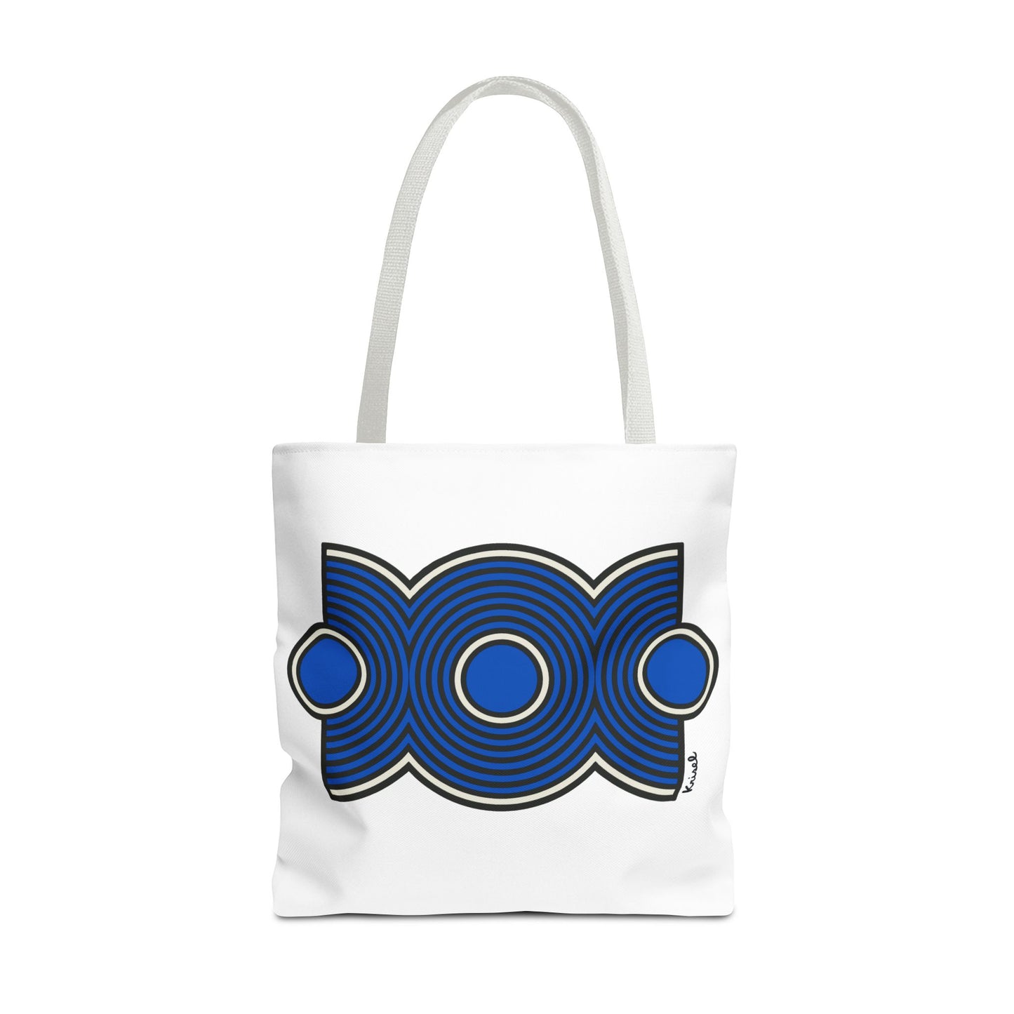 Trio Ripple Blue Tote Bag