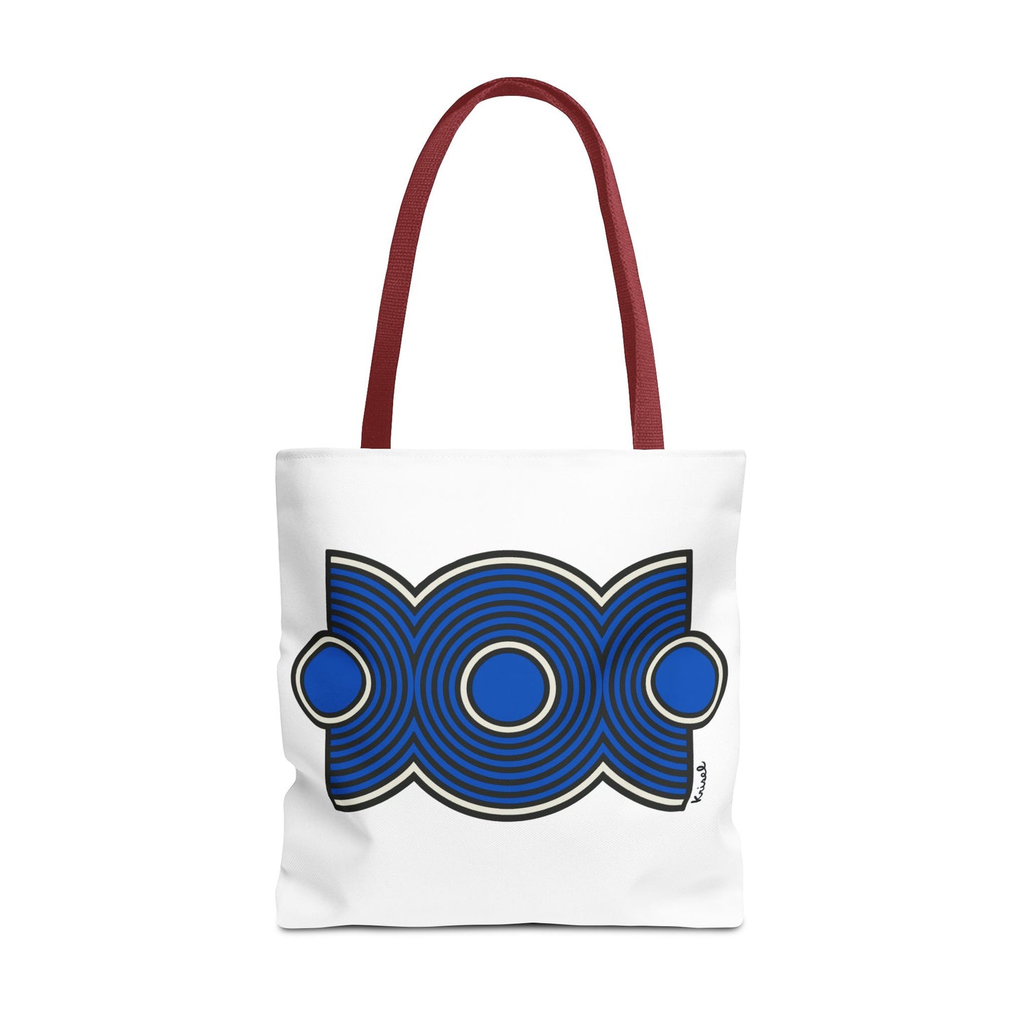 Trio Ripple Blue Tote Bag