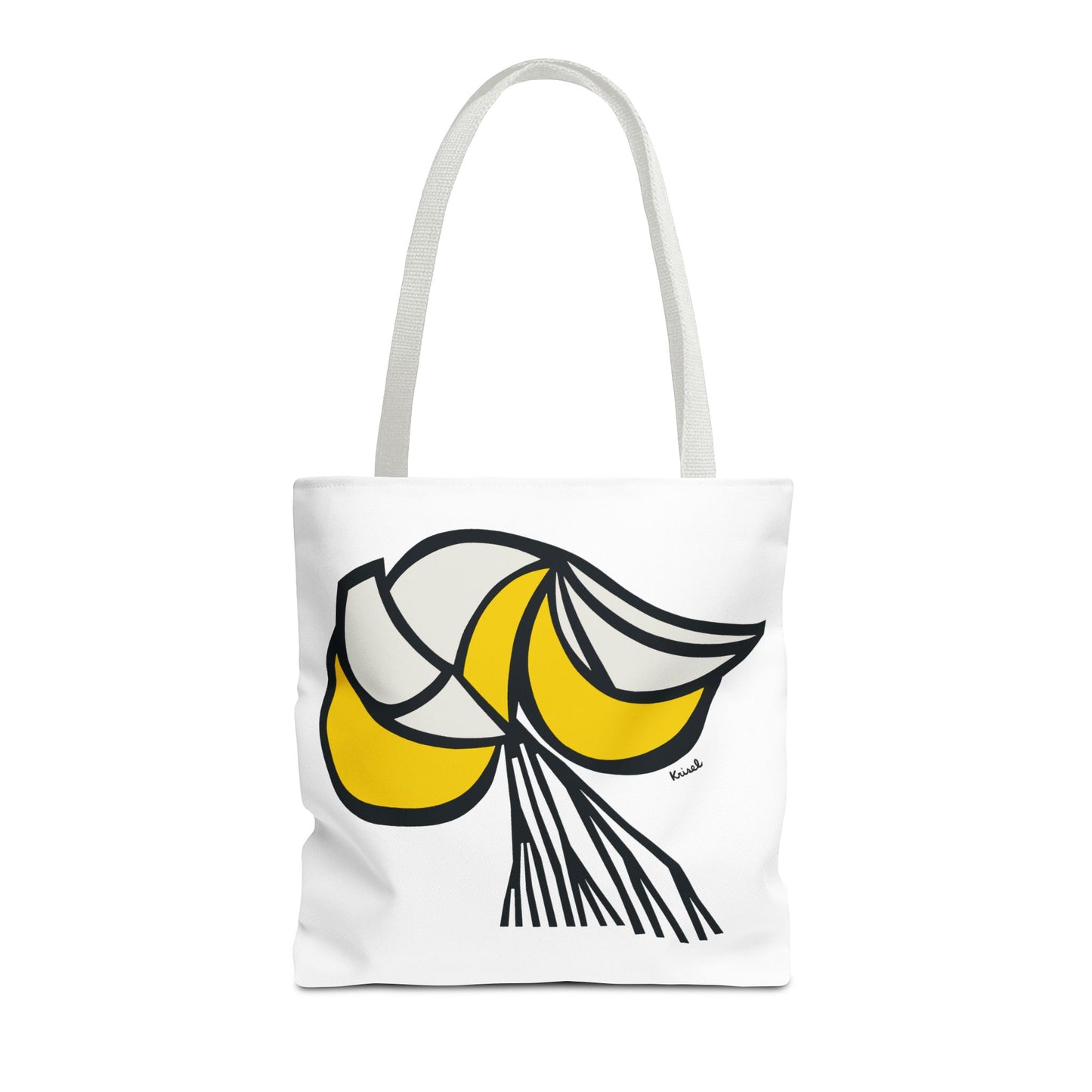 Yellow Crescents Tote Bag