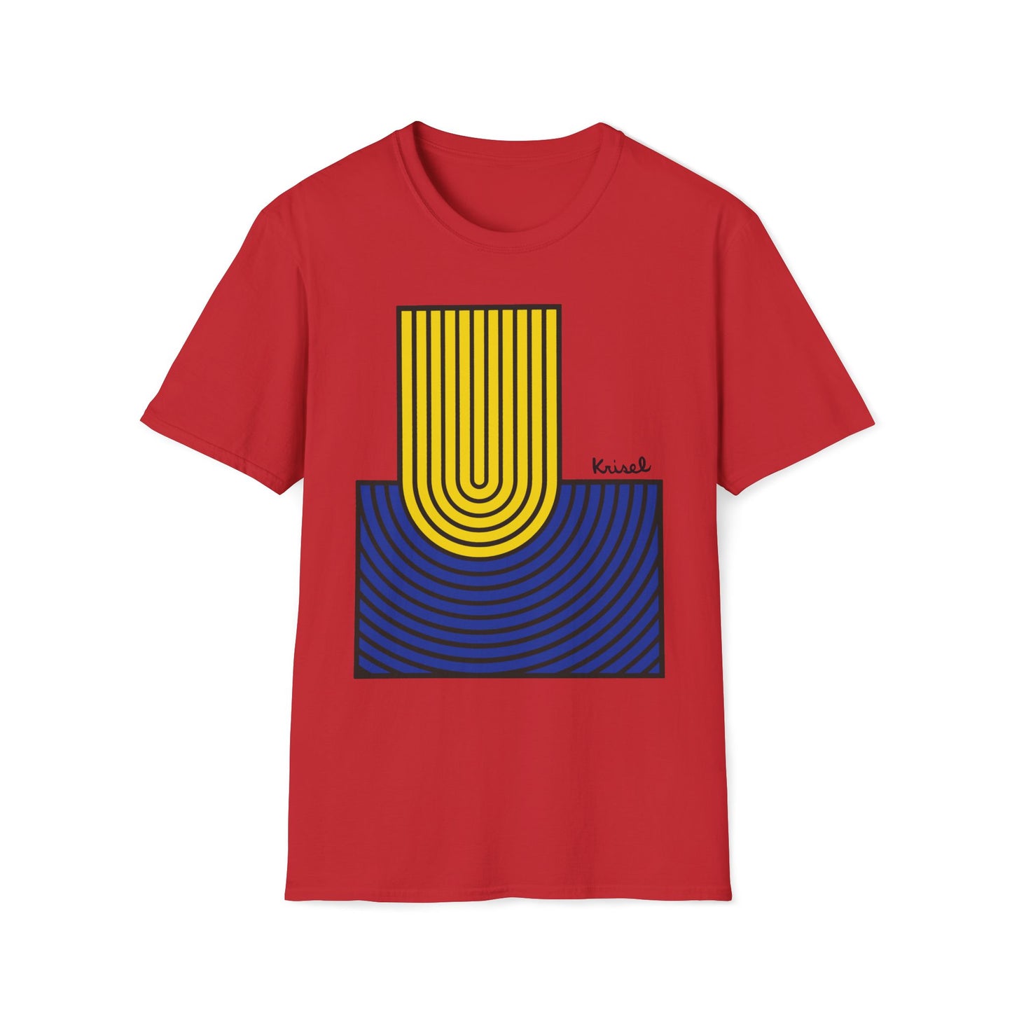 Ripple Form Y/B Unisex T-Shirt