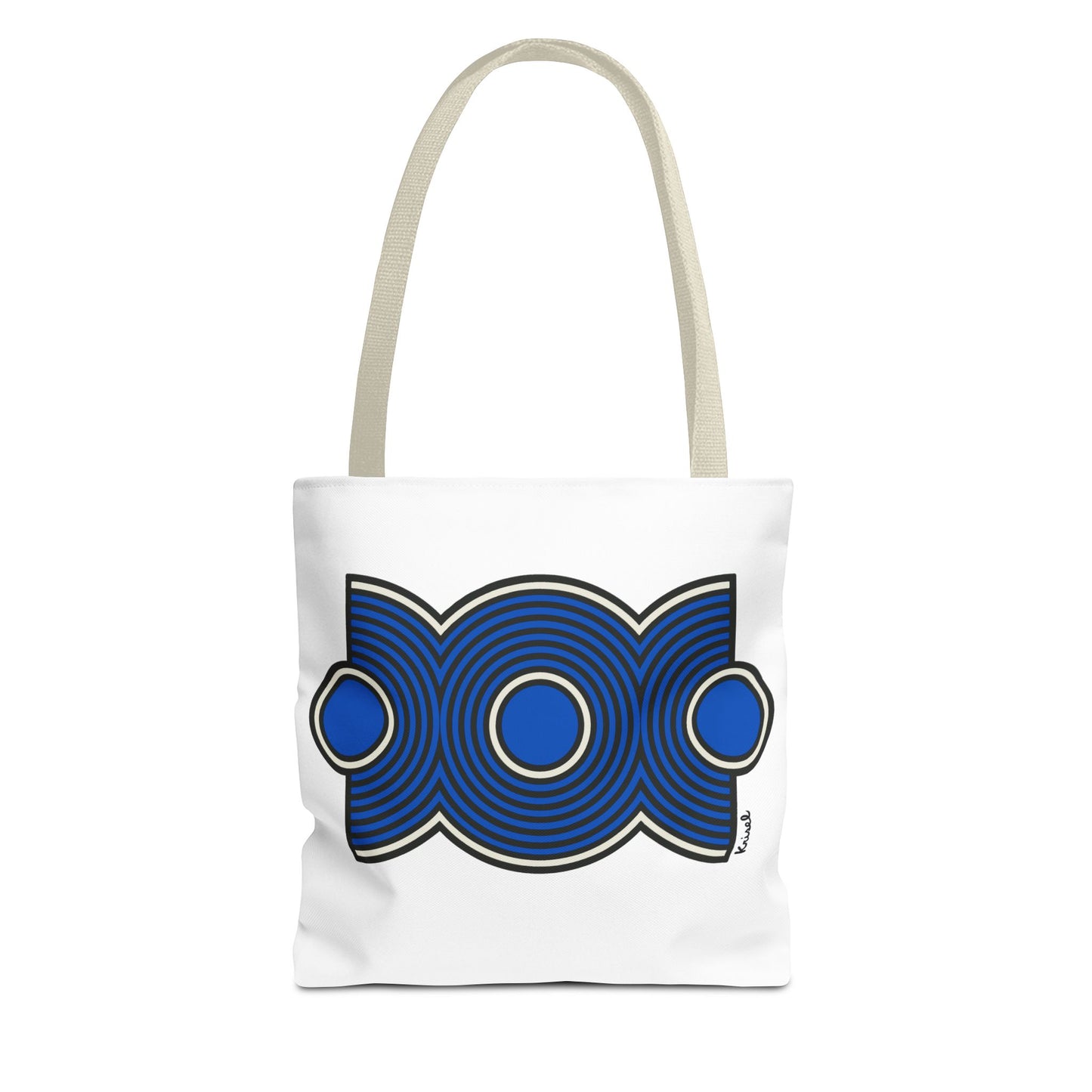 Trio Ripple Blue Tote Bag