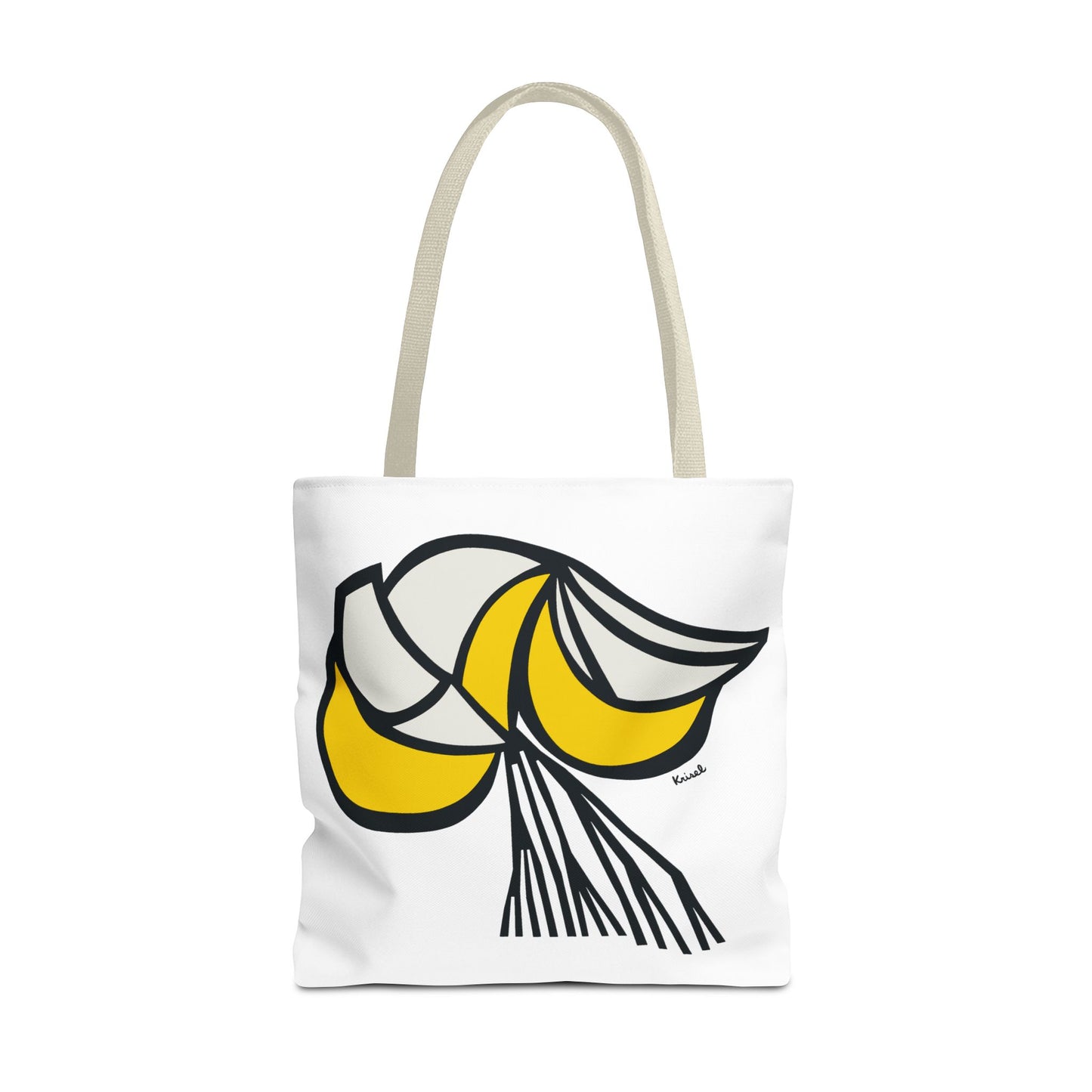 Yellow Crescents Tote Bag