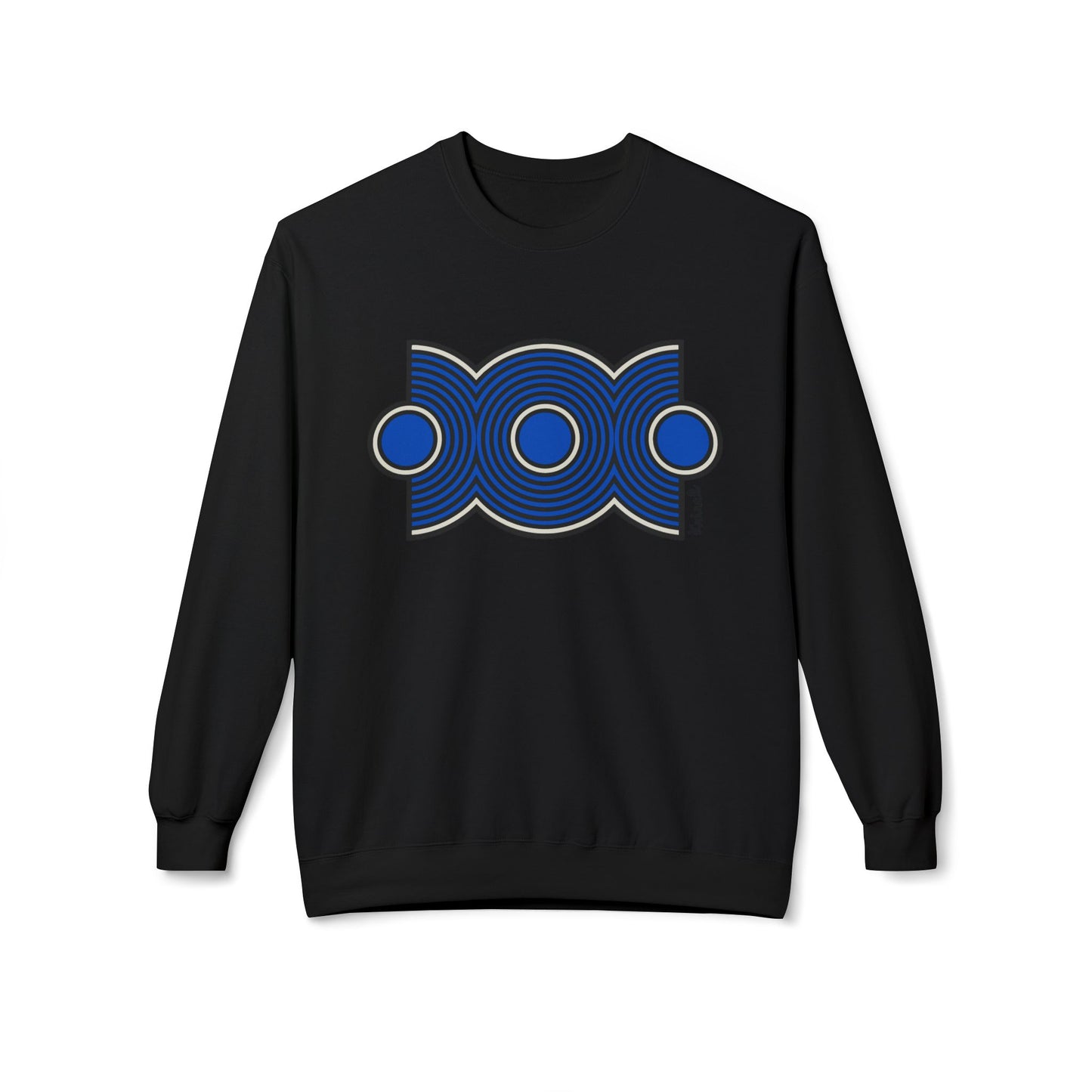 Trio Ripple Blue Unisex Sweatshirt