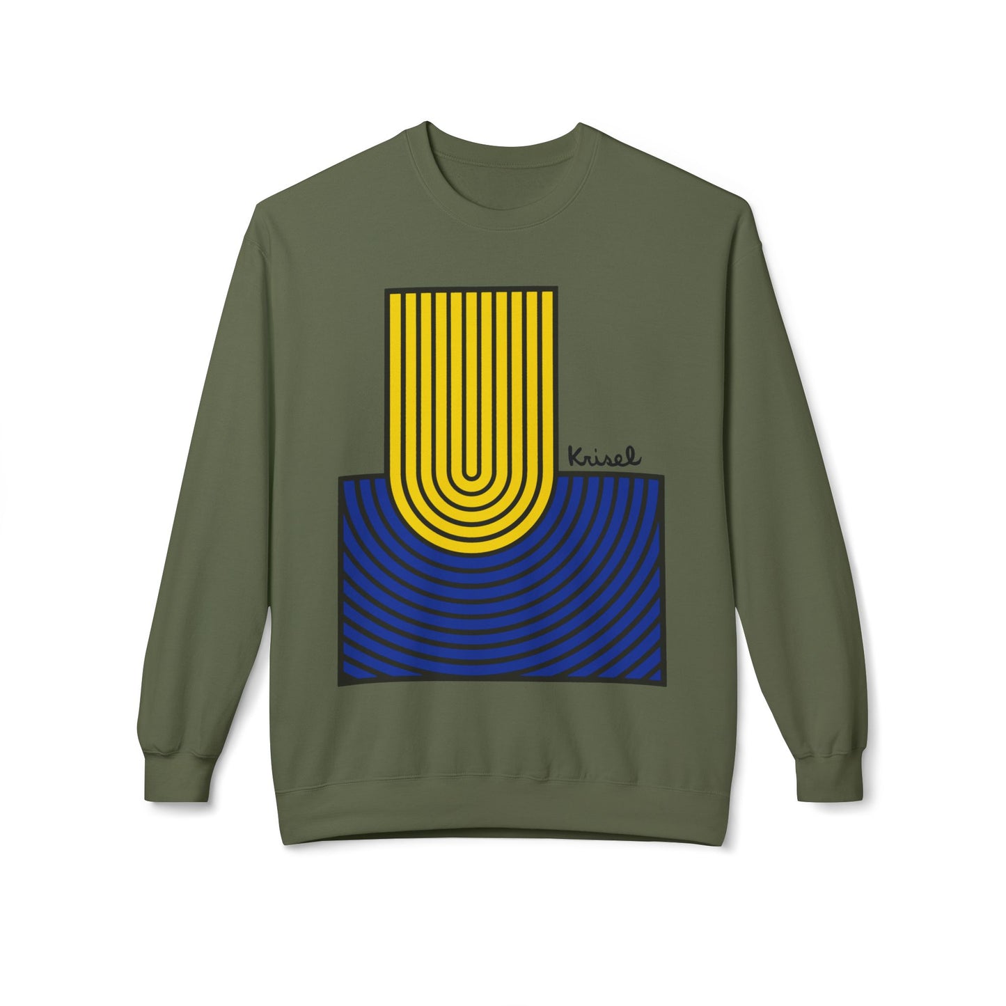 Ripple Form Y/B Unisex Sweatshirt