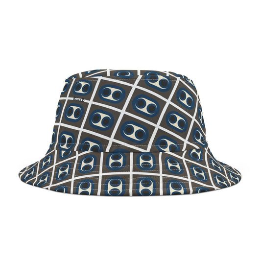 Blue Circles Bucket Hat