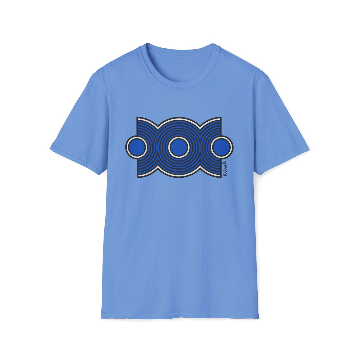 Trio Ripple Blue Unisex T-Shirt